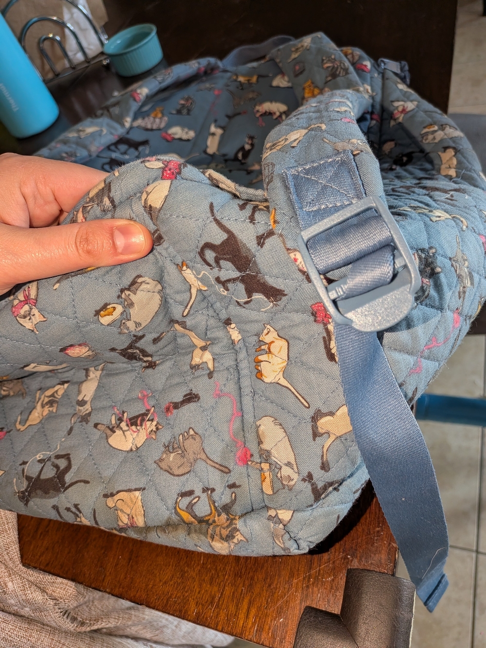 Vera Bradley Cat print Backpack - Picture 7 of 8